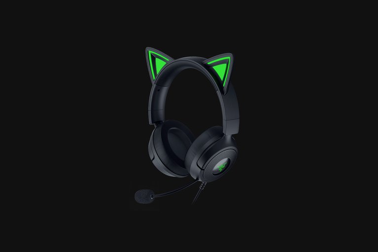 Razer Kraken Kitty V3 - Negro -view 1