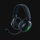 Razer Kraken V3 HS - Black Background with Light (Angled View)