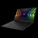 Razer Blade 15 240Hz - Black Background with Light (Right-Angled View)
