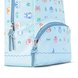 Nintendo Switch Mini Backpack - Animal Crossing (Outdoor Pattern) Zip Closeup - White Background (Side View)