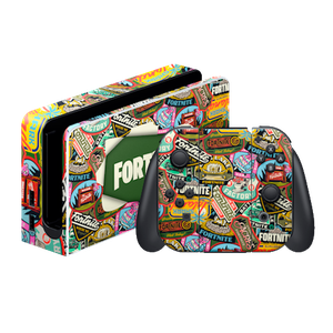 Razer Skins - Nintendo Switch OLED - Fortnite - Landscape 3 - Complete