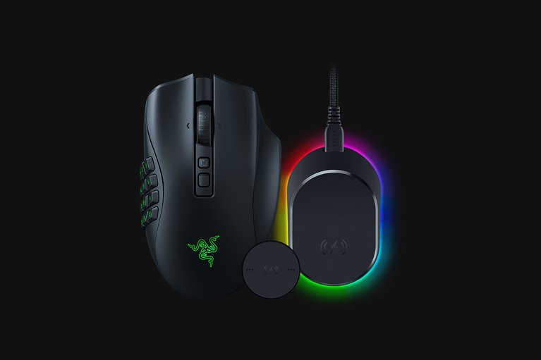 Razer Naga V2 Pro + Mouse Dock Pro Bundle -view 1