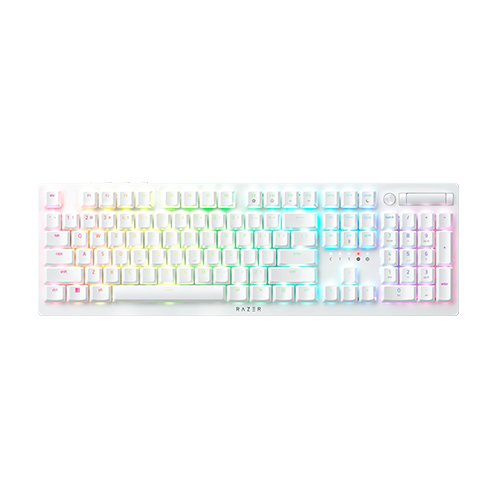 Image of Razer DeathStalker V2 Pro - Wireless Low Profile Optical Gaming Keyboard - White Edition