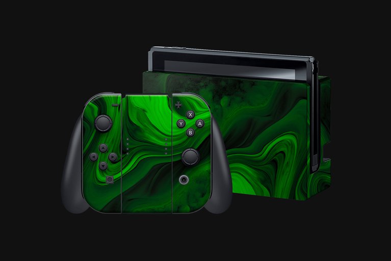 Razer Skins - Nintendo Switch - Acid Sludge - Full -view 1