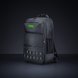 Razer Concourse Pro Backpack 17.3 - Black Background with Light (Angled View)