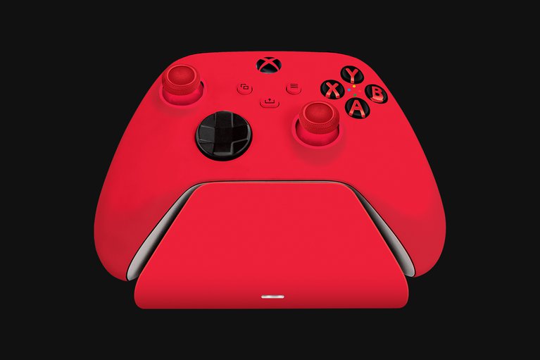 Razer Universal Quick Charging Stand (Pulse Red) with Controller