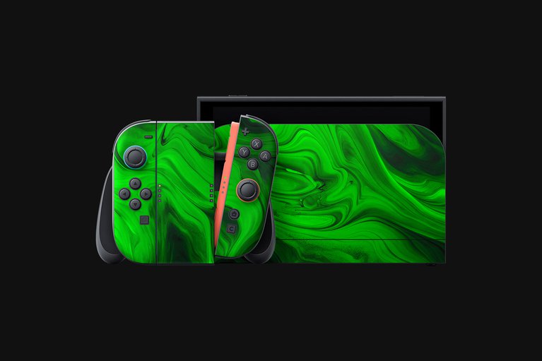 Razer Skins - Nintendo Switch 2 - Acid Sludge - Complete -view 1