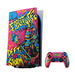 Razer Skins - PlayStation 5 (Disc) - Fortnite - Stipple City 2 - Complete