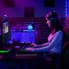 Razer Kiyo Pro Fortnite Female Model Streaming (Side View)