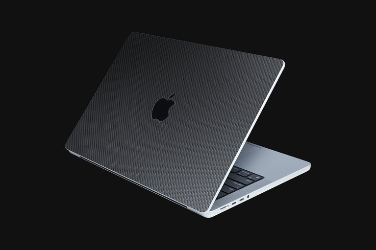 Razer Skin - MacBook Pro 14 - Carbon Fiber (Black) - Top -view 1