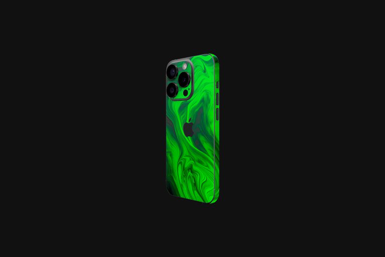 Razer Skins - iPhone 15 Pro - Acid Sludge - Full -view 1