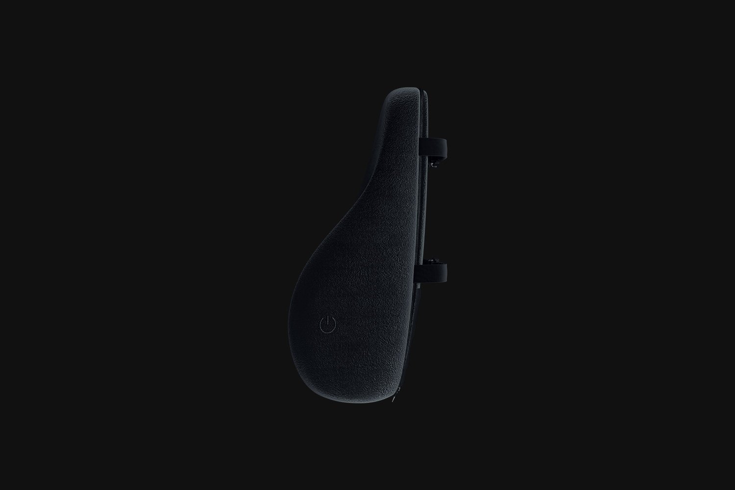 Razer Chroma Head Cushion - Black Background with Light (Side View)