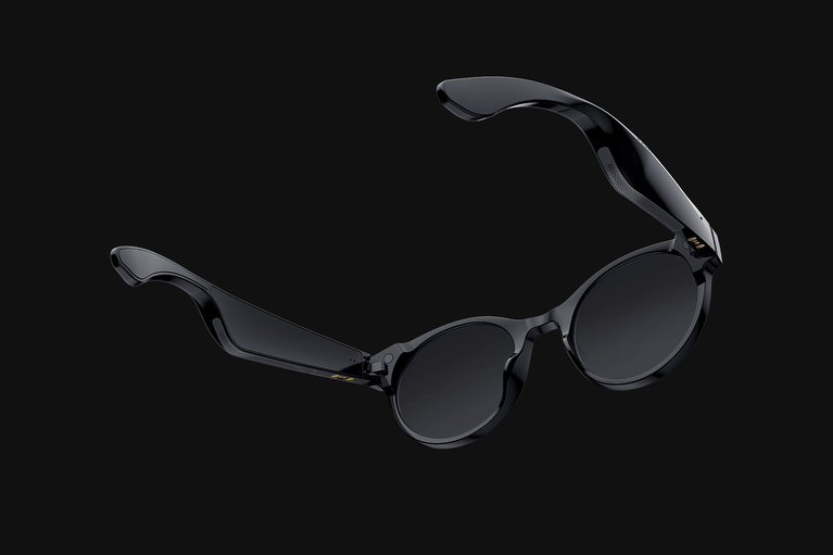Razer Anzu Smart Glasses  - Round Design - Size L - Blue Light and Sunglass Lens Bundle