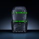 Razer Scout 15 Backpack V3 - Black Background with Light (Front View)