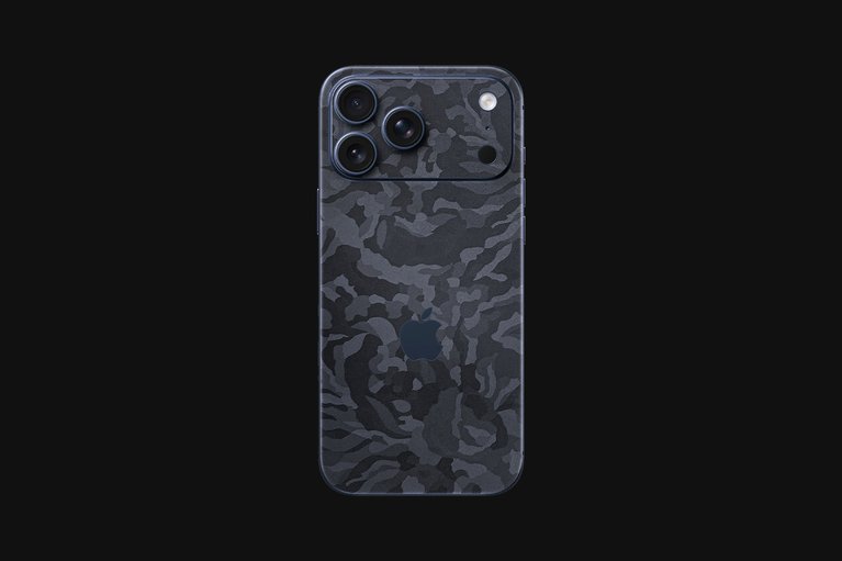 Razer Skins - iPhone 17 Pro Max - Black Camo -view 1