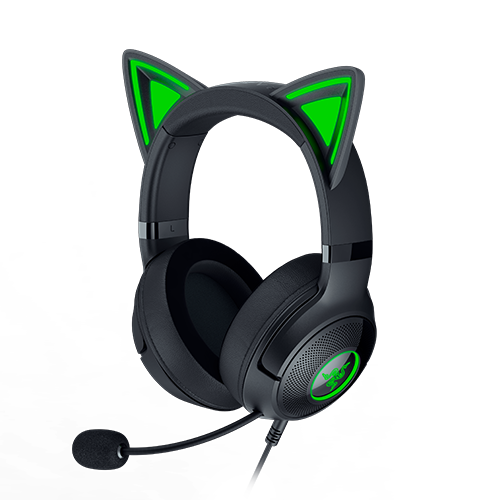 Wired RGB Headset with Kitty Ears