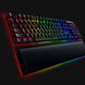 Razer Huntsman Analog US - Black Background with Light (Angled View)