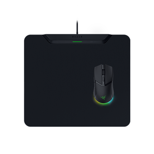 Razer Cobra HyperSpeed - Schwarz + HyperFlux V2 Wireless Charging System - Hard Edition