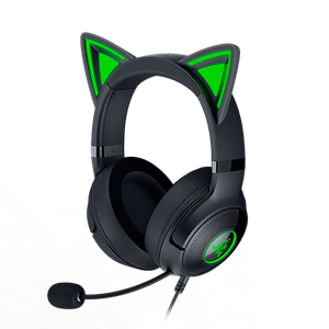 Casque filaire RGB avec oreilles de chat