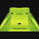 Razer Universal Quick Charging Stand (Electric Volt) - Black Background with Light (Back View)