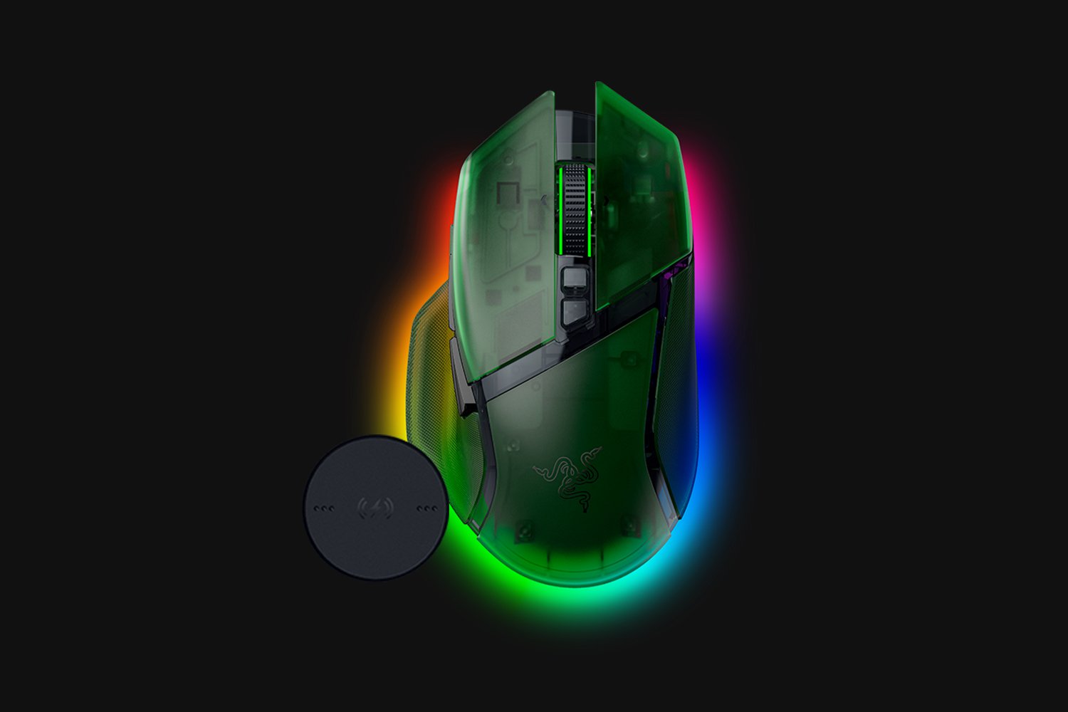 Razer Basilisk V3 Pro 35K + Wireless Charging Puck Bundle