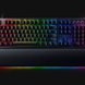 Razer Huntsman Analog US - Black Background with Light (Top-Down View)