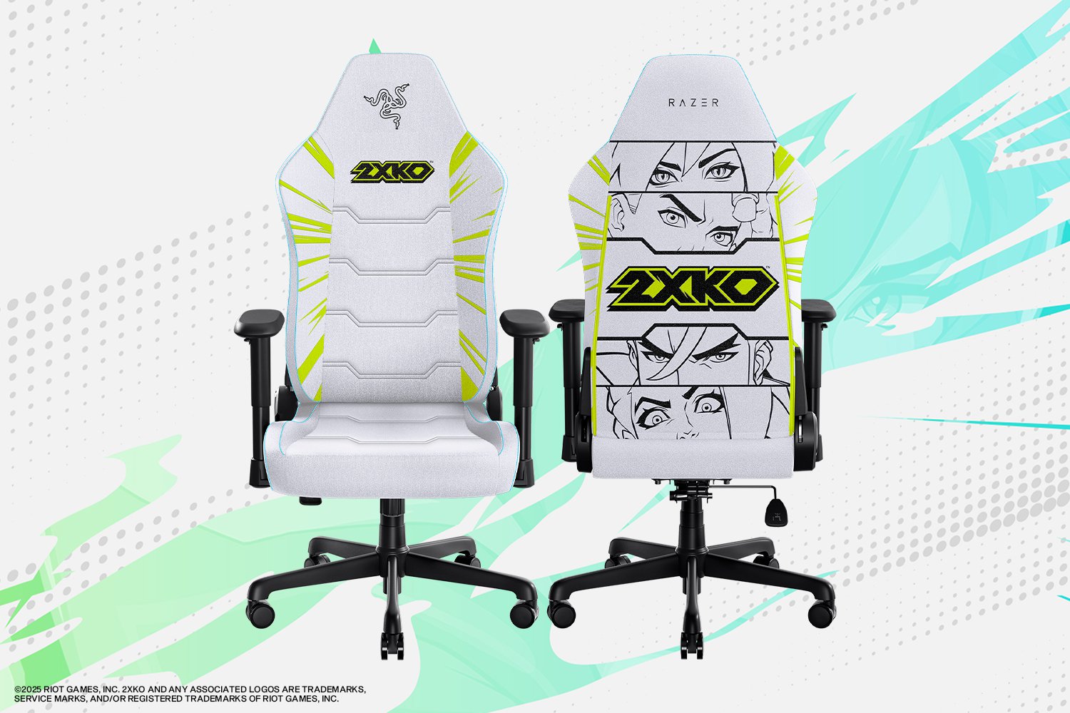 Razer Iskur V2 X - 2XKO Edition - Fabric