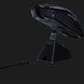 Razer Viper Ultimate with Charging Dock (Black) Separated - Black Background with Light (Underside View)