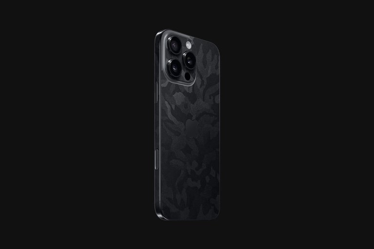 Razer Skins - iPhone 16 Pro Max - Black Camo - Full -view 1