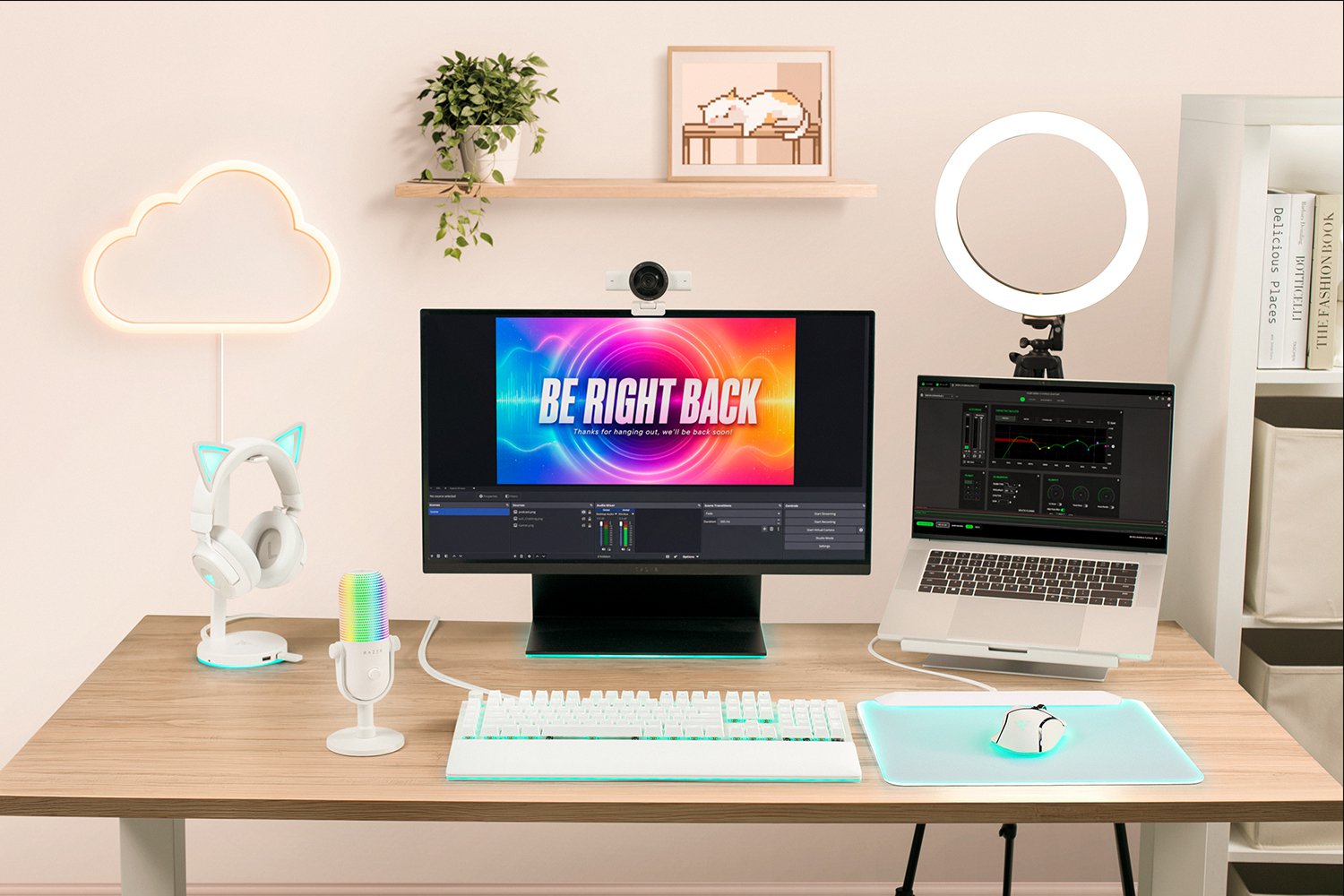 Razer Seiren V3 Chroma 32-Bit DSP - White