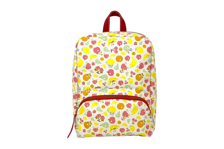 Nintendo Switch Mini Backpack - Animal Crossing (Fruit) - White Background (Front View)