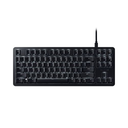 Razer BlackWidow Lite Mechanical Keyboard: Tactile & Silent - White Individual Key Lighting