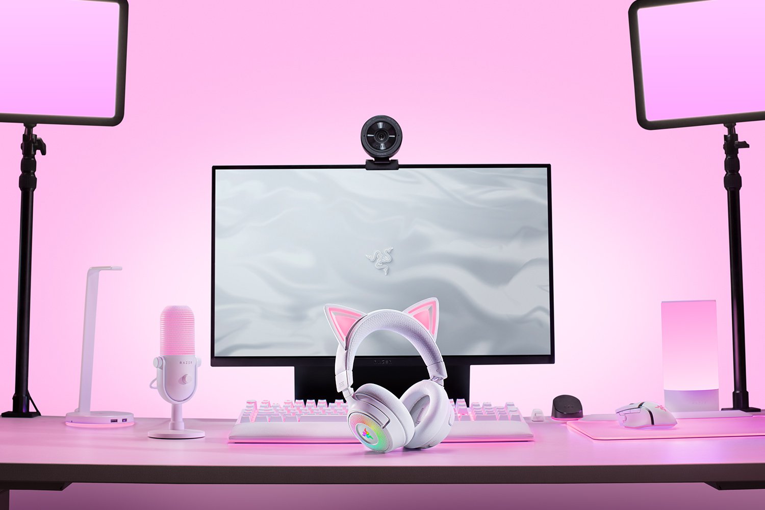 Razer Kraken Kitty V3 Pro - Bianco