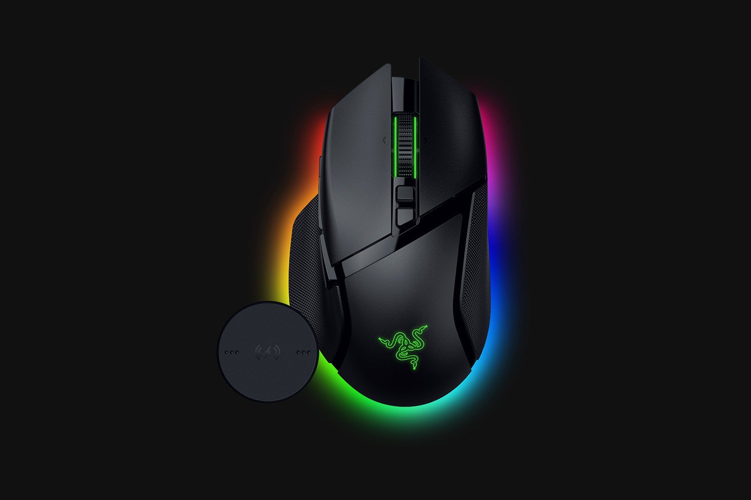 Razer Basilisk V3 Pro 35  + Wireless Charging Puck Bundle