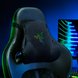 Razer Chroma Head Cushion Closeup with Razer Enki and Razer Workstation (Blue Theme)