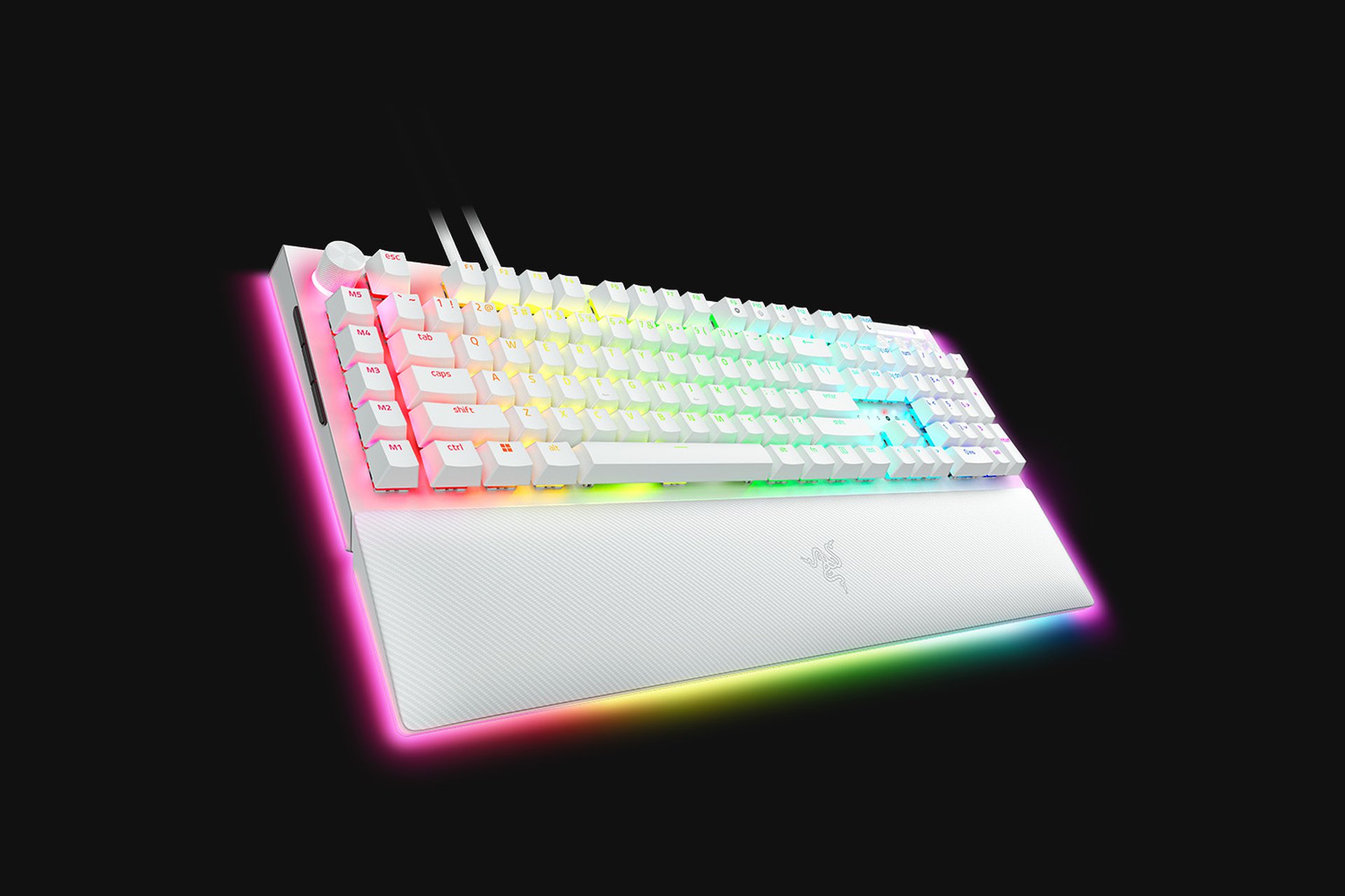 Razer BlackWidow V4 Pro - グリーンスイッチ - US - 白 | Keyboards
