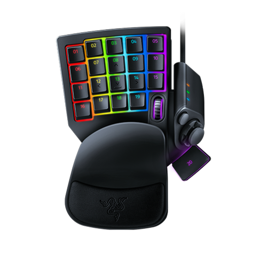 Razer Orbweaver Chroma Gaming Keypad: Mechanical Key Switches - 30 Programmable Keys - Customizable Chroma RGB Lighting - Programmable Macros - Black