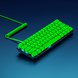 Razer PBT Keycaps (Razer Green) on Razer Keyboard with Chroma Lighting
