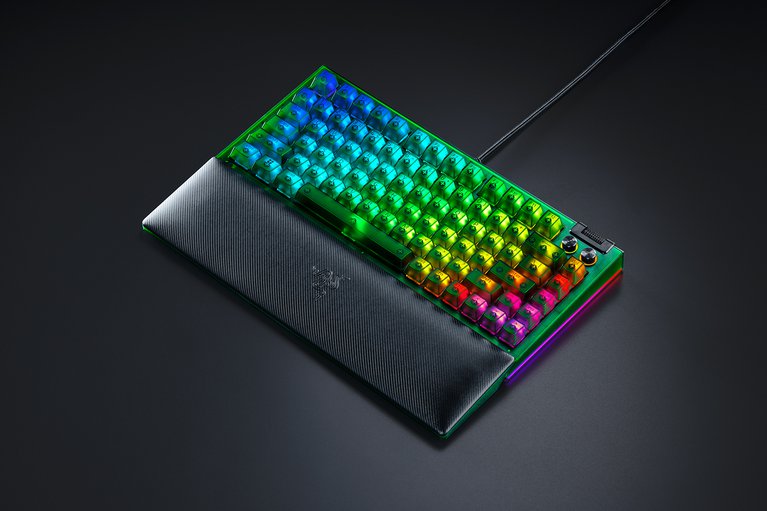 Razer BlackWidow V4 75% - US - Phantom Green Edition - 1 보기