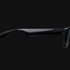 Razer Anzu Smart Glasses (Rectangle) L (Blue Light And Sunglasses) - Black Background with Light (Side View)