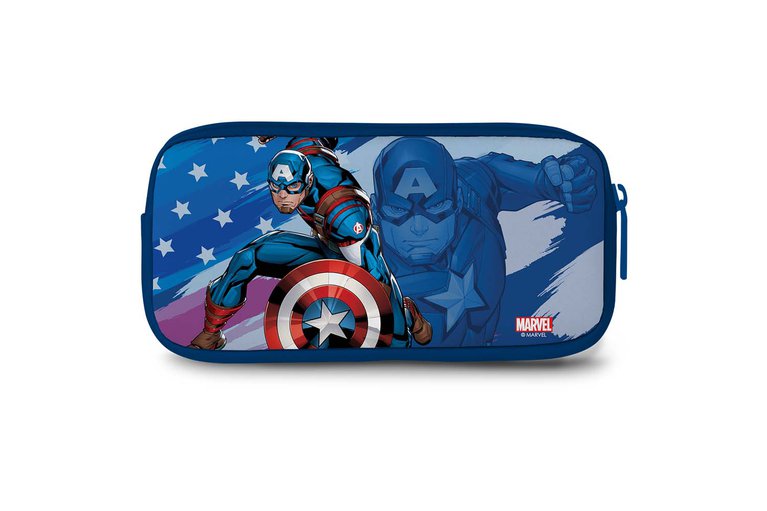 Nintendo Switch Neophrene Case - Marvel Captain America (Opportunity) - White Background (Front View)