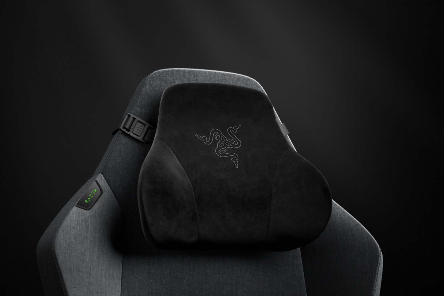 Razer Iskur V2 - Gris Oscuro - Tela