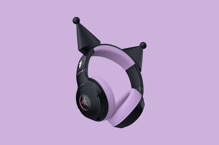 Razer Kraken Kitty V2 BT - Kuromi Edition -view 1