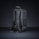 Razer Concourse Pro Backpack 17.3 - Black Background with Light (Back-Angled View)