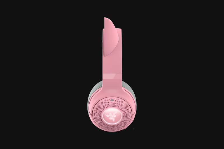 Razer Kraken Kitty V2 BT - Quartz -view 1