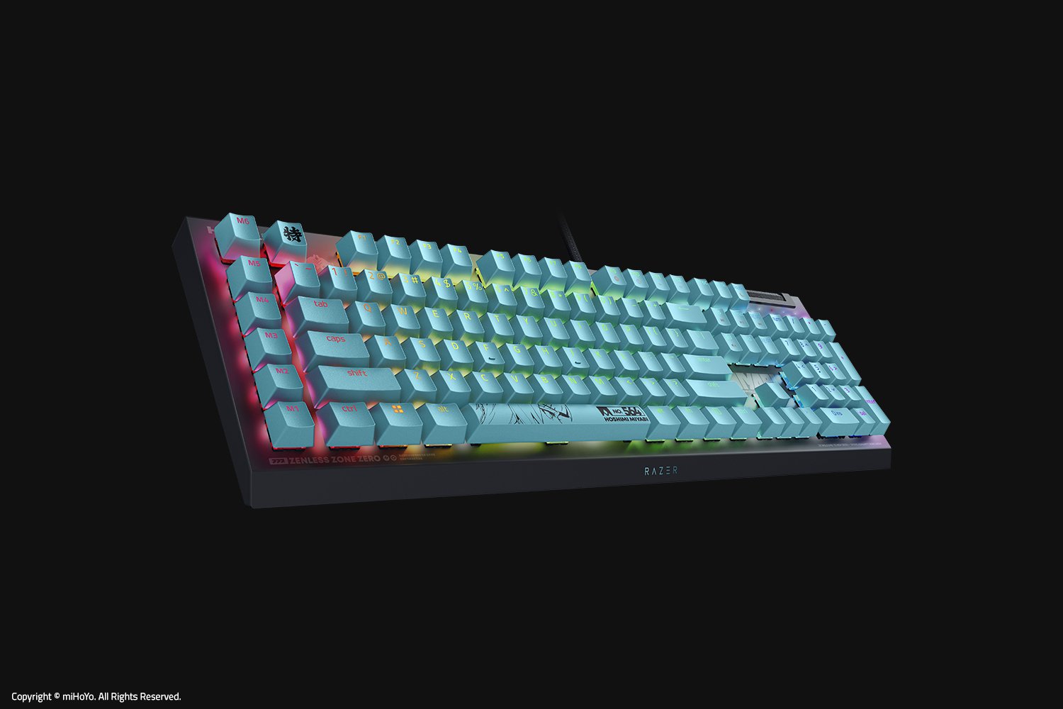 Razer BlackWidow V4 X - Green Switch - US - Zenless Zone Zero Edition