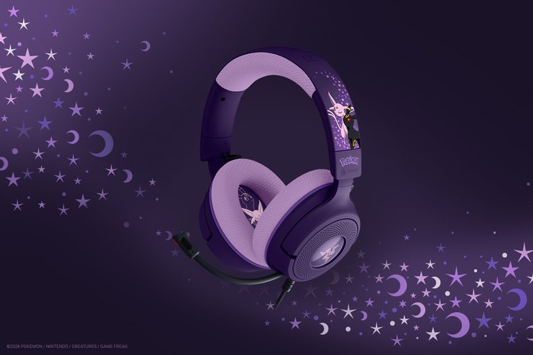 Razer Kraken V4 X - Espeon & Umbreon Edition -view 1