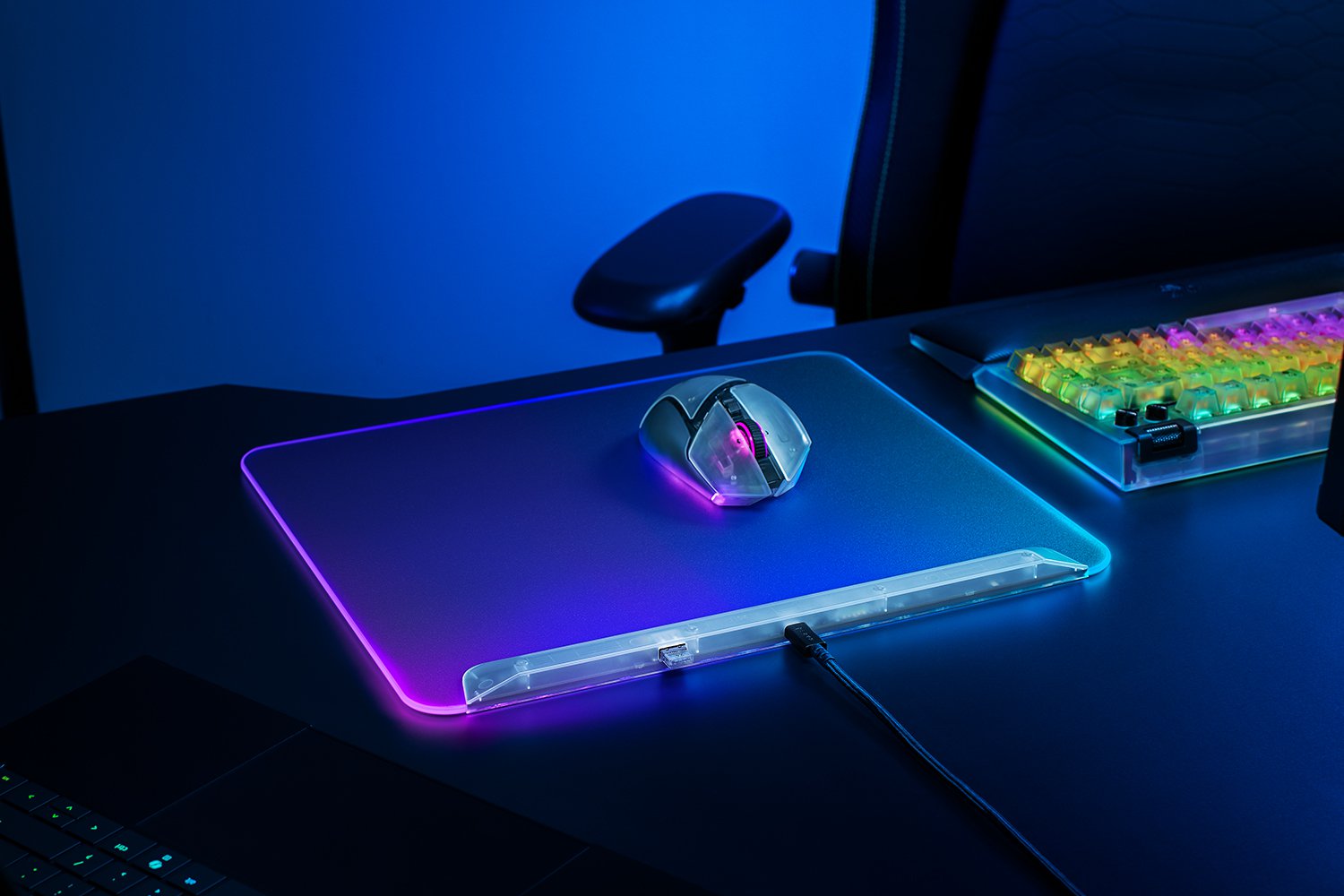 Razer Firefly V2 Pro - Édition Blanc Fantôme