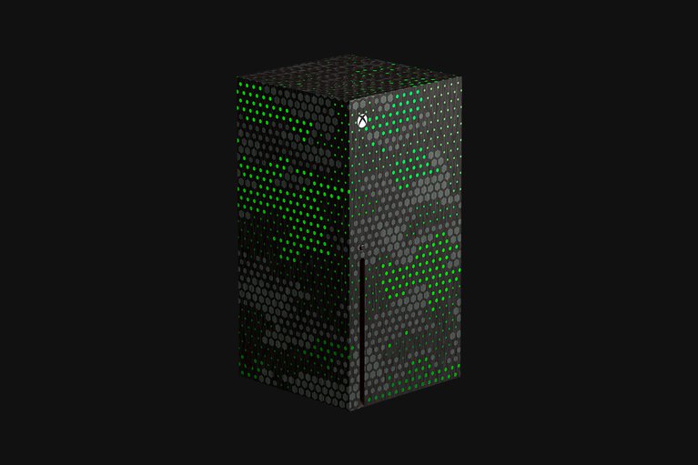 Razer Skins - Xbox Series X - Green Hex Camo - Console -view 1