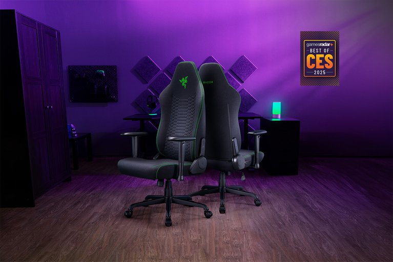 Razer Immersive Iskur V2 X Bundle - Nero / Verde - Tessuto -view 1